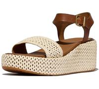 Fitflop Sandales en Cuir tressé Marron