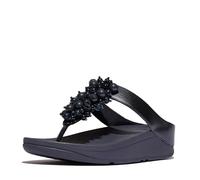 Fitflop Sandales Fino avec perles pour femme, bleu marine, 36 EU