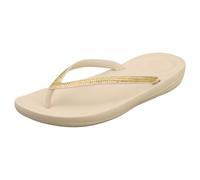 Fitflop IQUSHION Sparkle Tongs pour femme, Stone Beige, 38 EU, Beige pierre, 38 EU