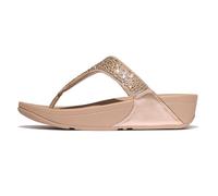Fitflop Sandales Lulu Crystal-Mix pour femme, Beige classique métallique, 40 EU