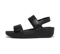 Fitflop Sandales Lulu en cuir à bride arrière réglable pour femme, tout noir, 36 EU