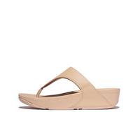 Fitflop Femme Lulu Leather Toepost Sandale, Beige, 42 EU