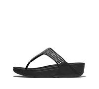 Tongs femmes FitFlop LULU MAXI CRYSTAL Noir 39