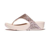 Fitflop Femme Lulu Multi-Tonal Glitter Toe-Post Sandals, Rose, 36 EU