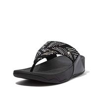 Fitflop Sandales pour femme Lulu Crystal-Mix avec strass Noir 40 EU