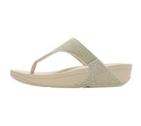 Fitflop Sandales Lulu Shimmerglitz entre-doigt Beige EU 38 Femme