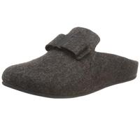 Fitflop Shuv Cushy Pantoufles en feutre pour femme, tout noir, 36 EU