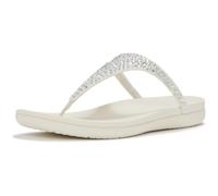 Fitflop SOLAY Sandales Femme Mélange Cristal Textile Crème