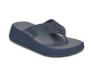 FitFlop Tongs F-MODE TOE POST in Bleu 37