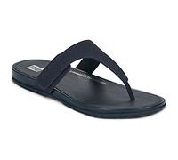 FitFlop Tongs GRACIE ADJUSTABLE CANVAS TOE-POST SANDALS in Marine 41