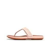 FitFlop Tongs GRACIE ADJUSTABLE CANVAS TOE-POST SANDALS in Rose 40