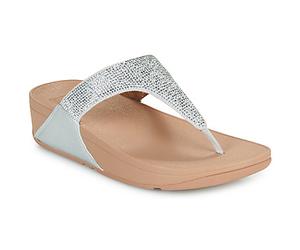 FitFlop Tongs LULU CRYSTAL EMBELLISHED in Argenté 38