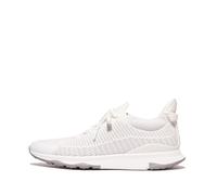 Fitflop Vitamin Ffx Baskets de Sport en Tricot pour Homme, Urban White Tiptoe Gris, 43 EU