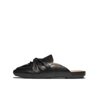 Fitflop Women's Delicato Soft-Twist Leather Mules, Noir, 43 EU