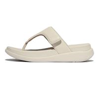 Fitflop Femme F-Mode Go Adjustable Flatform Toe-Post Sandals, Beige, 41 EU