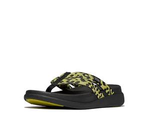 Fitflop Women's F-mode Go Leopard Webbing Strappy Flip-flopsFlip-Flop