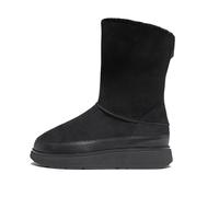 Fitflop Women's Gen-ff Short Double-Faced Shearling Boots, tout noir, 37 EU