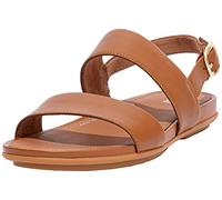 Fitflop Women's Gracie Flat Black Sandal - 6 UK, Light Tan03, 6.5 UK Narrow