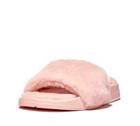 Fitflop Women's Iqushion Pool Slide Ii Shearling Sandal, Sel rose., 40 EU