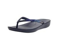Fitflop Women's iQushion Sparkle Flip Flops, bleu marine, 40 EU