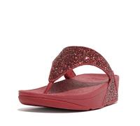 Fitflop Women's Lulu Glitter Toe-thongs Open Toe Sandals, Rouge, 38 EU