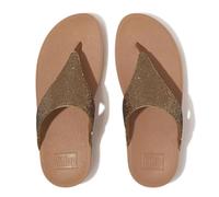 Fitflop Women's Lulu Glitterball Toe-Post Sandals, doré, 38 EU