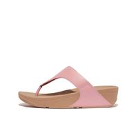 Fitflop Women's Lulu Leather Toe Post Sandals, rose, 40 EU
