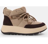 Fitflop Women's Mesh Breathable Flat Ankle Boots Taupe 5 (38) Female