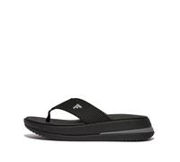 Fitflop Women's Surff Two-Tone Webbing Toe-Post Sandals, Noir, 40 EU
