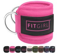 FITGIRL Sangle de cheville pour machines à câbles et bandes de résistance, pour entraînement à la maison et à la salle de sport, exercices de fessier - Kickbacks, extensions de jambes, abducteurs de