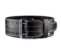 Fitgriff® Ceinture de Musculation Cuir - pour Haltérophilie, Dynamophilie, Bodybuilding, Powerlifting, Crossfit, Force, Fitness, Gym, Levage - Femmes et Hommes - Weightlifting Belt