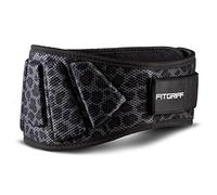 Fitgriff® Ceinture de Musculation V1 - Ceinture Haltérophilie, Bodybuilding, Fitness - Ceinture de Levage pour Femmes et Hommes - Ceinture de Force - Leopard Small