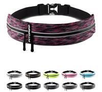 Fitgriff® Ceinture Running - Banane Porte Telephone Sport (pour Tous Smartphones) - pour Course a Pied, Jogging, Sport - Femme et Homme (Pink 2, 62-90cm Tour de Taille)