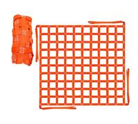 FITHOIST Filet de levage de cargaison de 500 kg, 12 x 12 m, sangles de filet de levage de sécurité pour palan carré de 10 cm, filet de levage à élingue, filet de levage robuste pour la construction