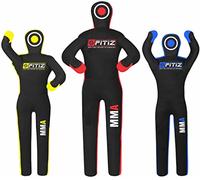 FITIZ Mannequin MMA Judo Grappling Sac de frappe (vide) Brésilien BJJ JIU Jitsu Position Debout Mannequin lutte Arts Martiaux Boxe Karaté Entraînement Dummy