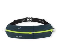 Fitletic Ceinture de Course Unisexe, Gris/Vert, Taille Unique