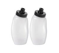 Fitletic - Lot de 2 Gourdes de Remplacement 240 ML - Valve Automatique - sans BPA - Lavable au Lave-Vaisselle - Compatible Ceintures d'Hydratation FITLETIC HD08 - Idéal pour Sport et Fitness