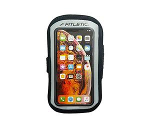 Fitletic Porte-téléphone Forte Plus, Unisexe, Noir, S/M