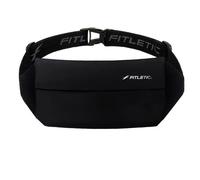 Fitletic Ceinture de course Zipless Noir Taille unique