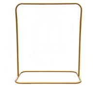 Fitlin Arche de Jardin en métal for Plantes grimpantes, Arche de Mariage extérieure for décoration de fête de mariée, Hauteur de 1,5 m(Glod,0.8 * 1m)