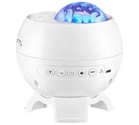 Fitlin LED Night Ambient Light, Starry Sky Projection Light, Aurora Borealis Water Ripple Bluetooth Speaker, A Perfect Bedroom Birthday Gift.