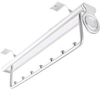 Fitlin Porte-Pantalons réglable : métal Coulissant for Placard de Placard Optimisez l'espace de Rangement for Les Pantalons et Les Chaussettes(40cm)