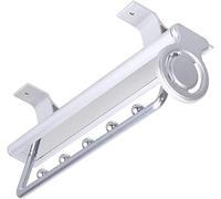 Fitlin Porte-Pantalons réglable : métal Coulissant for Placard de Placard Optimisez l'espace de Rangement for Les Pantalons et Les Chaussettes(31cm)