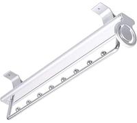Fitlin Porte-Pantalons réglable : métal Coulissant for Placard de Placard Optimisez l'espace de Rangement for Les Pantalons et Les Chaussettes(45cm)