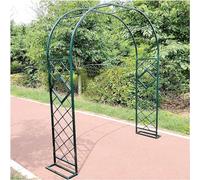 Fitlin Treillis d'arche de Jardin galvanisé Robuste for Support de Plantes d'extérieur(Greenw260xh230cm)