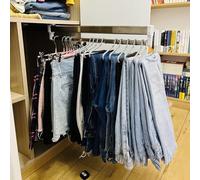 Fitlin Tringle à vêtements coulissante for penderie, Support réglable for vêtements, for Pantalons et Manteaux, Tringle Extensible de 30 à 80 cm, Charge 25 kg(A,300MM/11.8INCH)