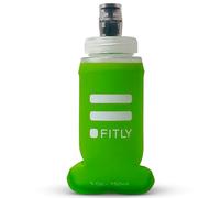 FITLY Flask 150 ml Green - Gourde Souple Pour Sac D'hydratation De Course - Idéal pour Le Running - Bouteille D'eau Pliable pour Utilisation en Extérieur - Flasque souple pour l'hydratation
