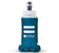 FITLY Flask 150 ml Petrol Blue - Gourde Souple Pour Sac D'hydratation De Course - Idéal pour Le Running - Bouteille D'eau Pliable pour Utilisation en Extérieur - Flasque souple pour l'hydratation