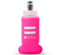 FITLY Flask 150 ml Pink - Gourde Souple Pour Sac D'hydratation De Course - Idéal pour Le Running, Vélo - Bouteille D'eau Pliable pour Utilisation en Extérieur - Flasque souple pour l'hydratation