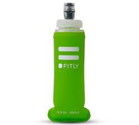 FITLY Flask 250 ml Green - Gourde Souple Pour Sac D'hydratation De Course - Idéal pour Le Running - Bouteille D'eau Pliable pour Utilisation en Extérieur - Flasque souple pour l'hydratation